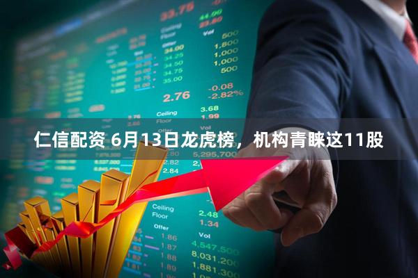 仁信配资 6月13日龙虎榜，机构青睐这11股