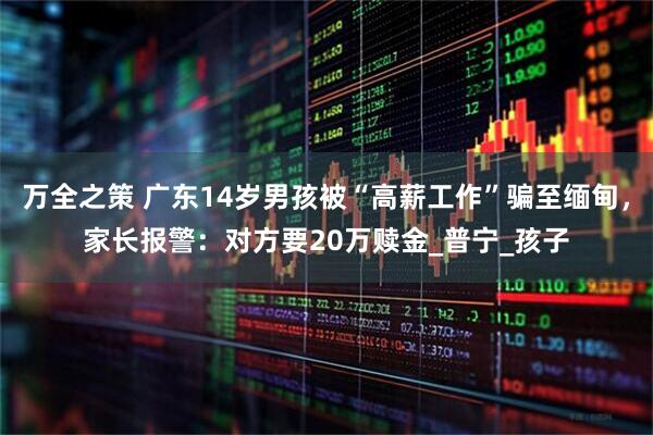 万全之策 广东14岁男孩被“高薪工作”骗至缅甸，家长报警：对方要20万赎金_普宁_孩子