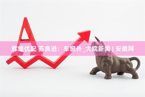 辉煌优配 苏良进：车窗外_大皖新闻 | 安徽网
